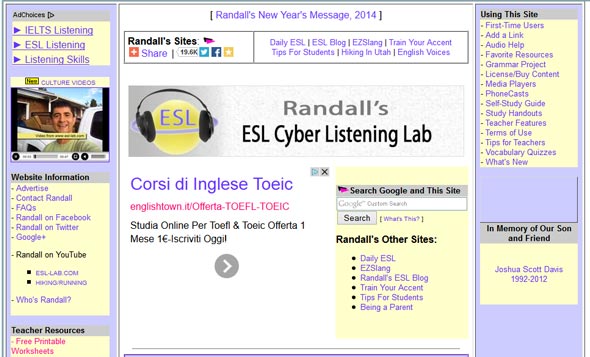Randall's ESL Lab