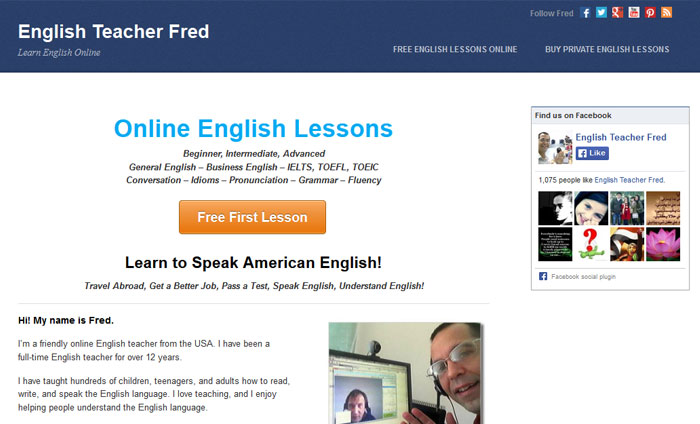 English Teacher Fred