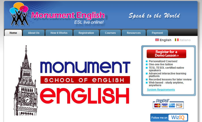 Monument English