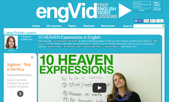 Free English Video Lessons