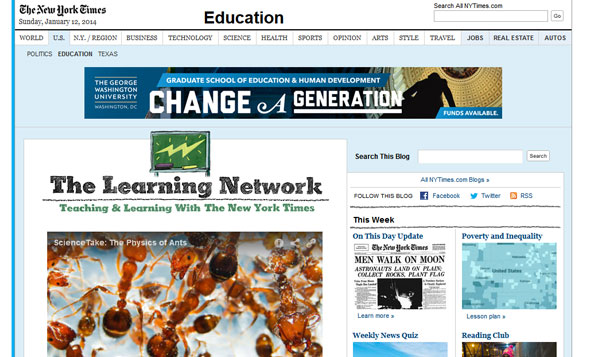 NYT Learning Network