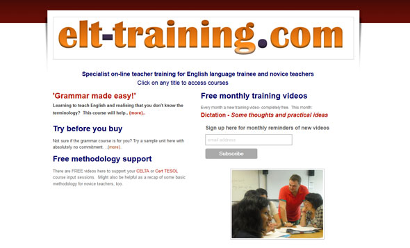 ELT Training - ESL teacher training