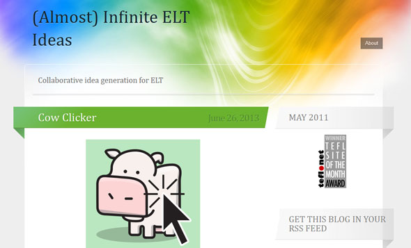 Almost Infinite ELT Ideas - a Teachers Blog