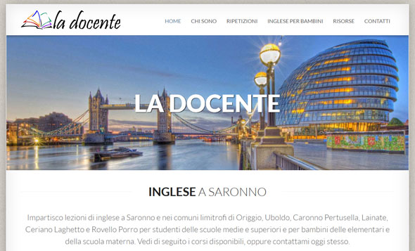 La docente, insegnante d'inglese a milano