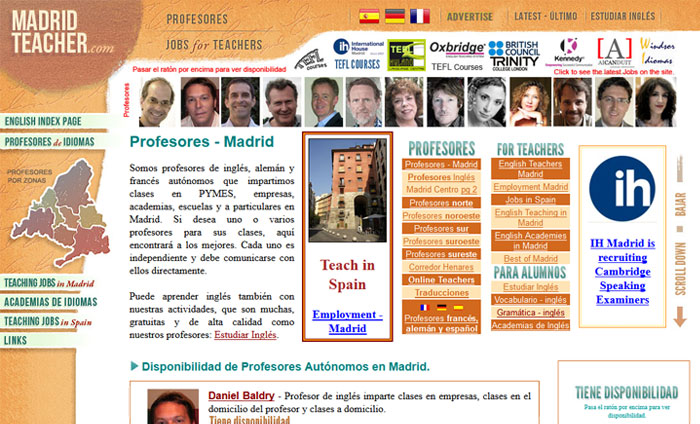 Madrid Teacher - English teachers in Madrid